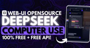 Browser Use framework powering Deepseek v3 for seamless web tasks