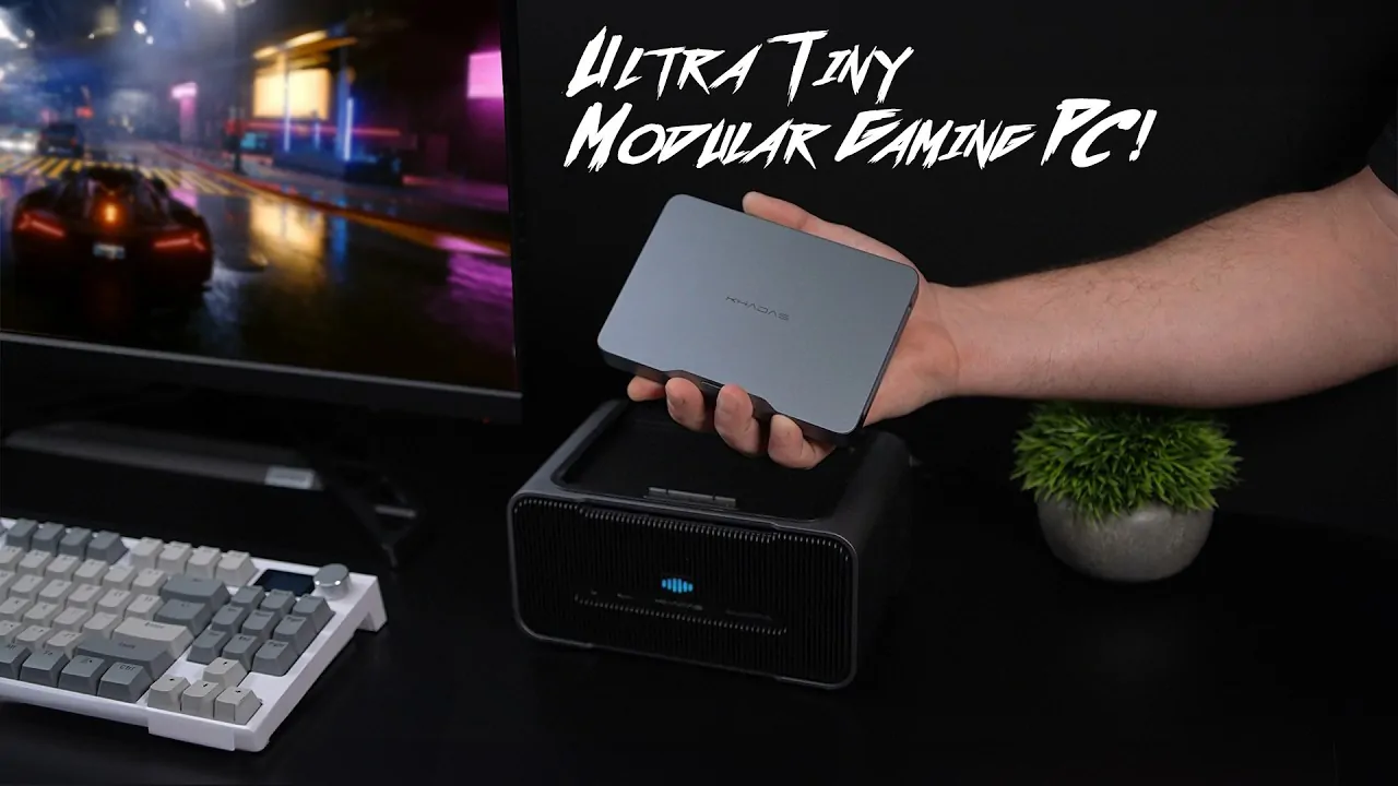 Compact gaming PC featuring modular design and high-speed Mind Link interface
