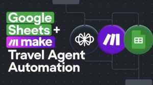 Data management process for AI travel agents using Google Sheets