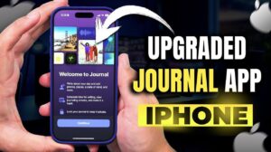 Overview of the Apple Journal app interface on iPhone
