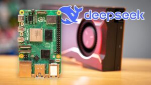 Deepseek R1 AI model running on a Raspberry Pi for affordable computing