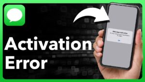iMessage Activation Error