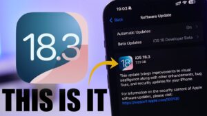 iOS 18.3