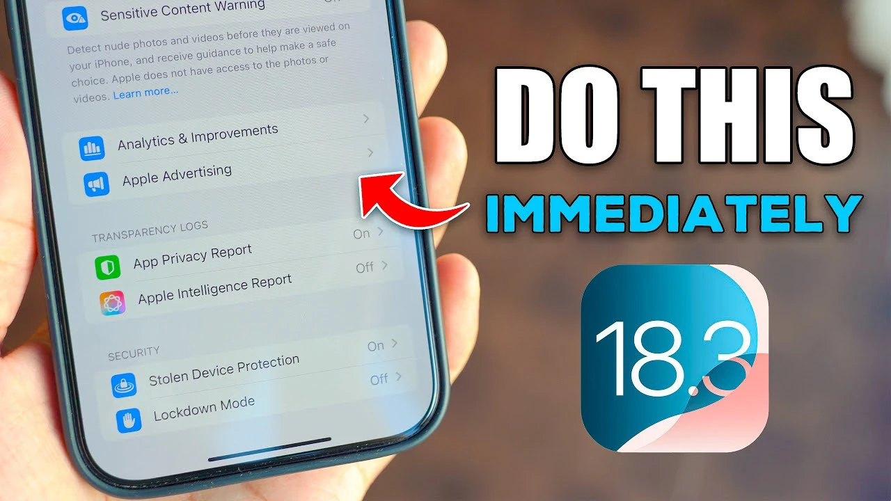 iOS 18.3 Beta