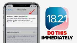 iOS 18.2.1