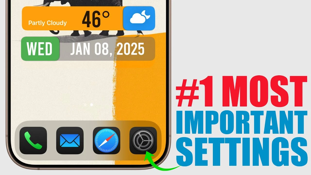iPhone settings
