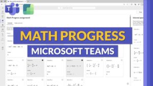 Customizable math problem sets for educators in Math Progress platform