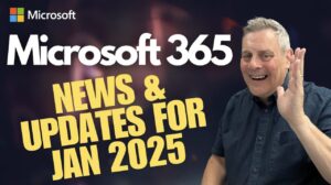 Overview of Microsoft 365 January 2025 updates for productivity and security
