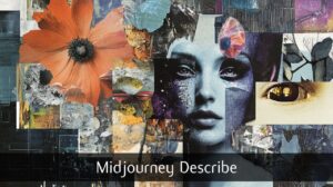 Midjourney Describe feature generating creative AI art prompts