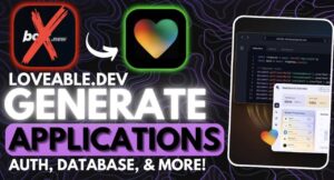 Create full-stack apps easily with Loveable.dev, no coding required.