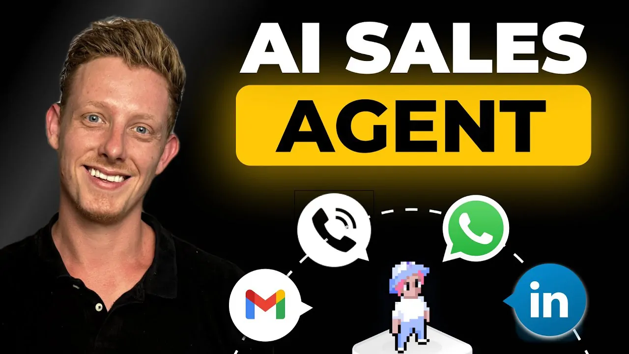 Multi-channel no-code AI sales agent for lead management