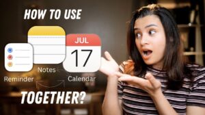 Apple Notes, Reminders, and Calendars integration for productivity