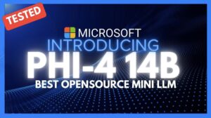 Microsoft Phi-4 AI model showcasing its compact and powerful design