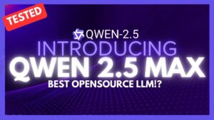 Qwen-2.5 Max open-source AI model developed by Alibaba