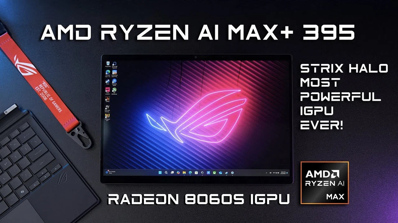 ASUS ROG Flow Z13 portable gaming tablet with AMD Strix Halo technology