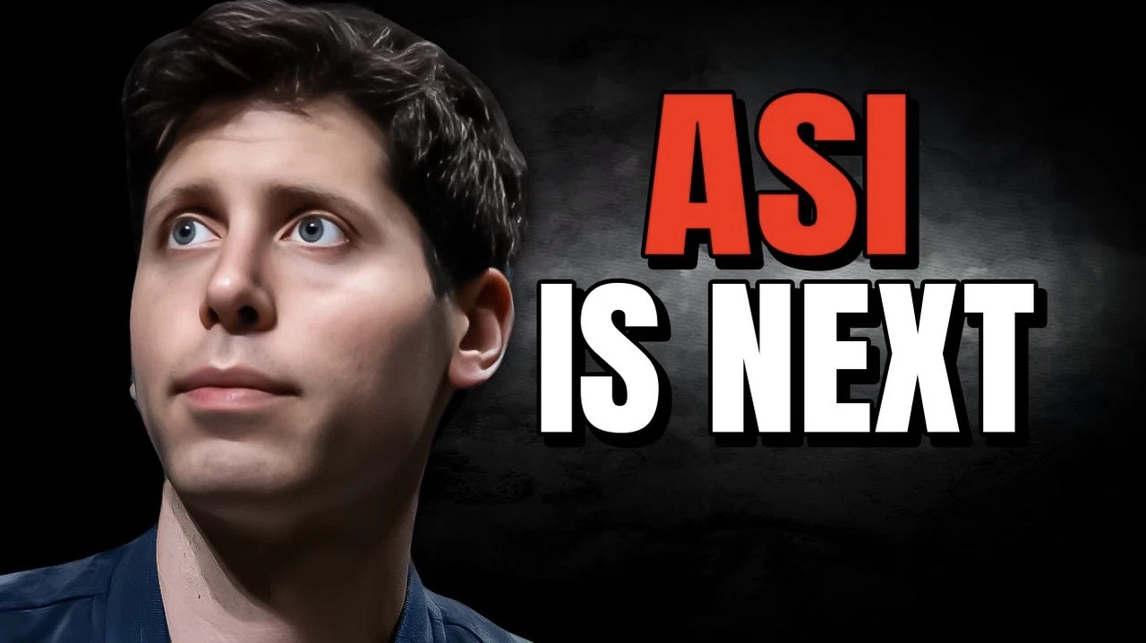 Sam Altman discussing OpenAI’s vision for artificial superintelligence
