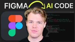 AI converting Figma designs into functional code for developers