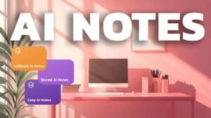 AI-powered note-taking system using Apple apps for seamless organization