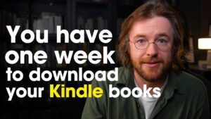 Amazon Kindle policy change removing download option for ebooks