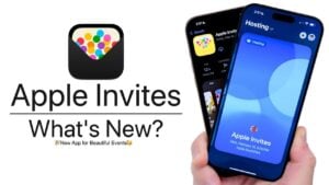Apple Invites app interface showcasing event planning tools