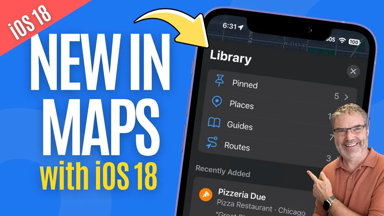 Offline maps feature in Apple Maps iOS 18 for seamless travel