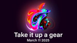 Apple March Event 2025 showcasing new product announcements and updates