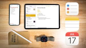 Apple devices setup for ultimate productivity workflow