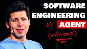 Illustration of artificial intelligence and its societal impact with AGI advancements