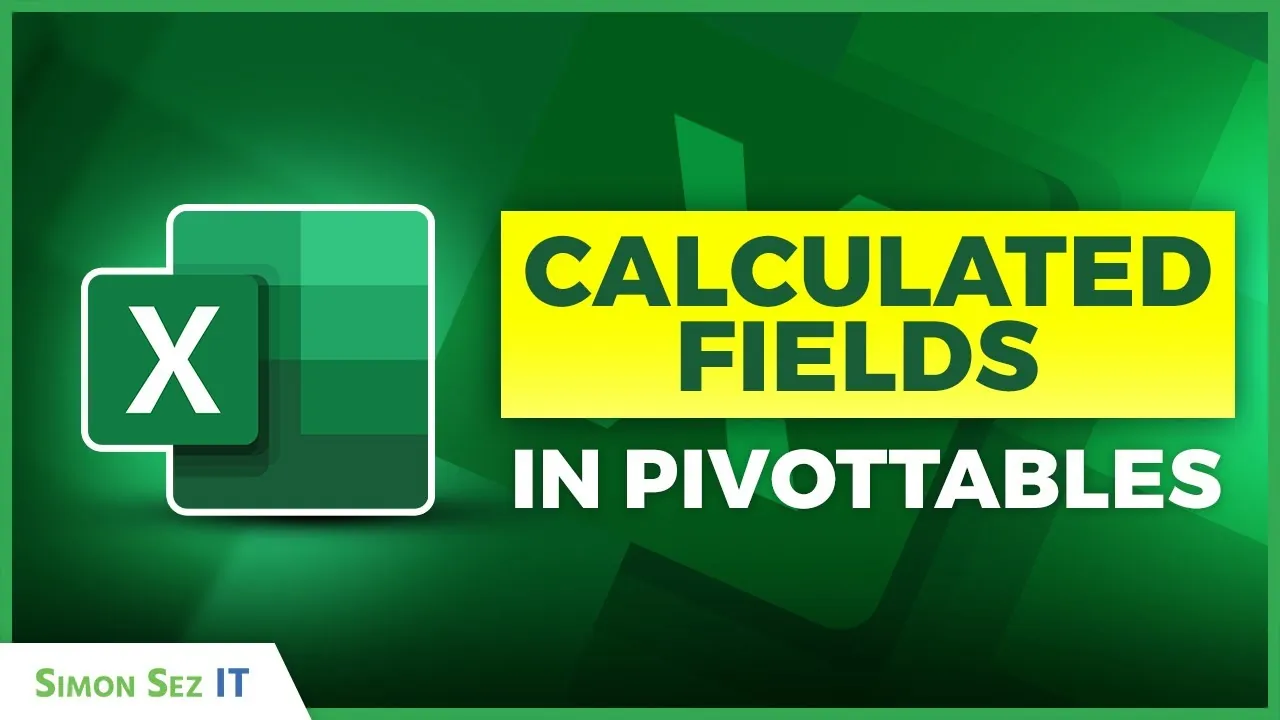 Detailed example of calculated items in Excel for data insights