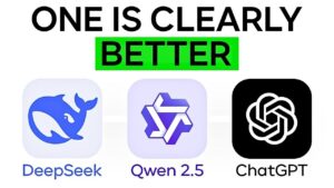 Comparison of ChatGPT, DeepSeek R1, and Qwen 2.5 Max AI models