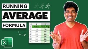 Step-by-step guide to calculating cumulative averages in Excel