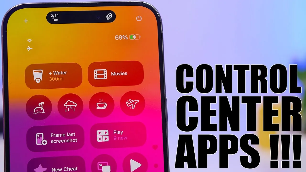 Control Center Apps for iOS 18