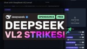 Deepseek VL-2 vision-language model showcasing multimodal AI capabilities
