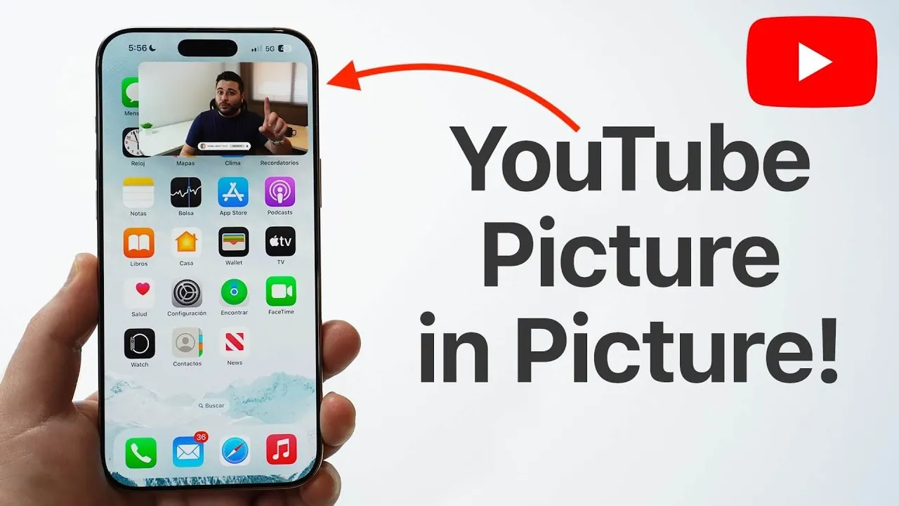 YouTube Picture-in-Picture
