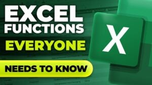 A guide to mastering essential Excel functions for productivity