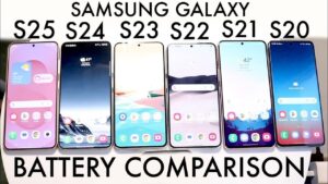 Galaxy S25 battery performance compared to older Galaxy S models