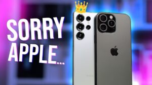 Samsung Galaxy S25 Ultra and iPhone 16 Pro Max side-by-side comparison