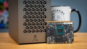 HiFive Premier P550 RISC-V development board showcasing open-source hardware design