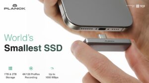 Planck portable mobile phone SSD storage