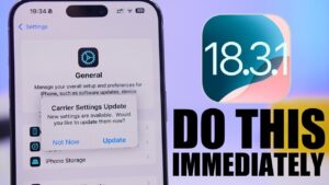 Checklist of essential steps after updating to iOS 18.3.1