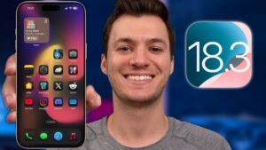 iOS 18.3 update showcasing improved battery life and multitasking features