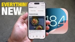 Apple News+ food section in iOS 18.4 Beta 1 featuring recipes and culinary tips