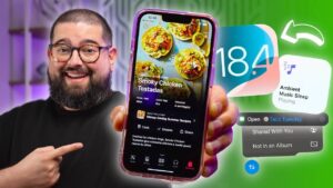 Ambient music controls in iOS 18.4 beta for personalized listening.