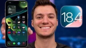 Screenshot of iOS 18.4 beta showcasing new notification features