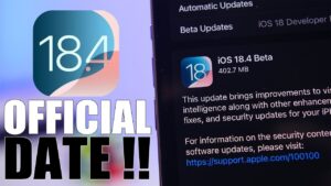 iOS 18.4 Beta release features and updates overview