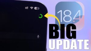 iOS 18.4 Control Center customization options for better usability