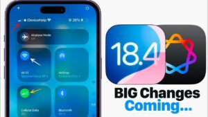 Control Center updates in iOS 18.4 with smarter connectivity insights