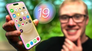 iOS 19 redesign inspired by VisionOS with translucent panels and circular icons