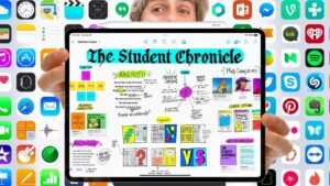 The iPad 2025 showcasing its versatility for students, creatives, and professionals