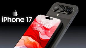 Leaked iPhone 17 Pro Max design featuring hybrid glass-metal body
